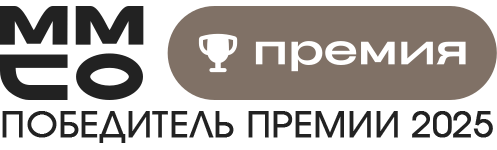 Логотип победителя премии Московский международный Салон образования 2025